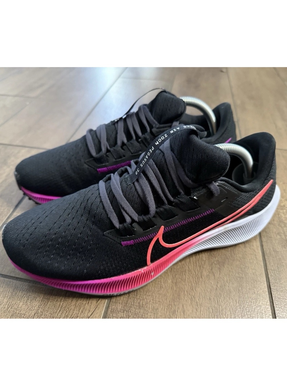 Nike Air Zoom Pegasus 38 Black Hyper Violet Men’s Sz 9